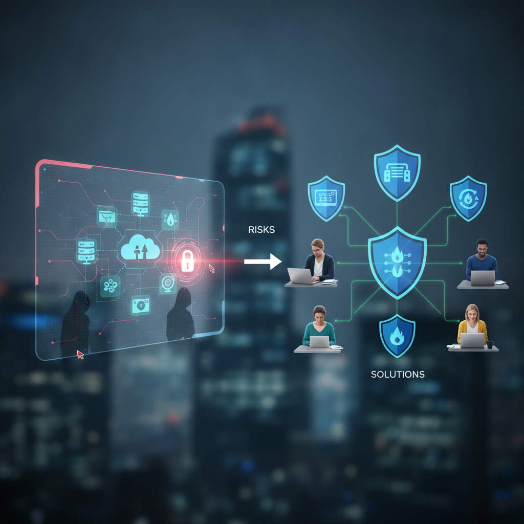 äŒæ¥ããªã¢ãŒãã¯ãŒã¯å°å
¥æã«çŽé¢ããã»ãã¥ãªãã£ãªã¹ã¯ãšãã®å¯Ÿçæ¹æ³ã«ã€ããŠè©³ããæããŠãã ããã